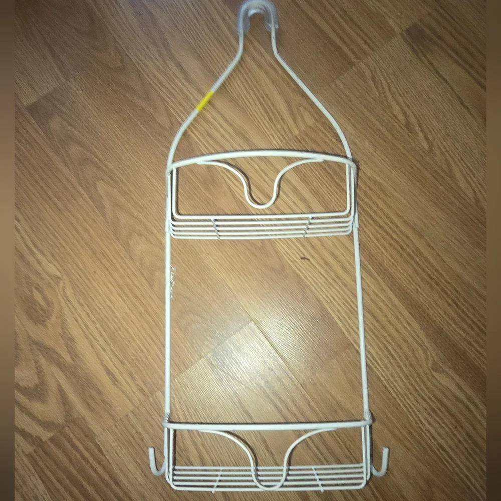 White Metal Shower Caddy