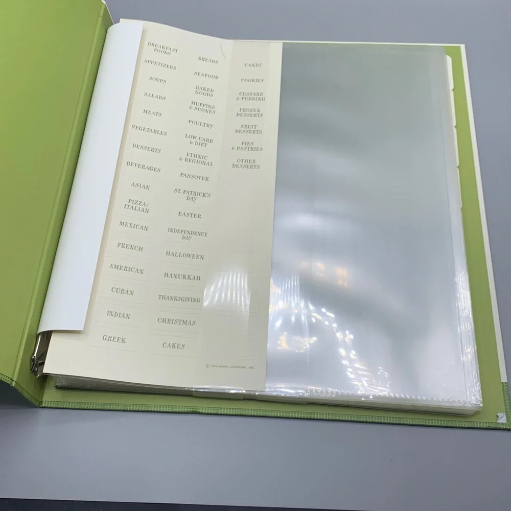 Hallmark elegant menu