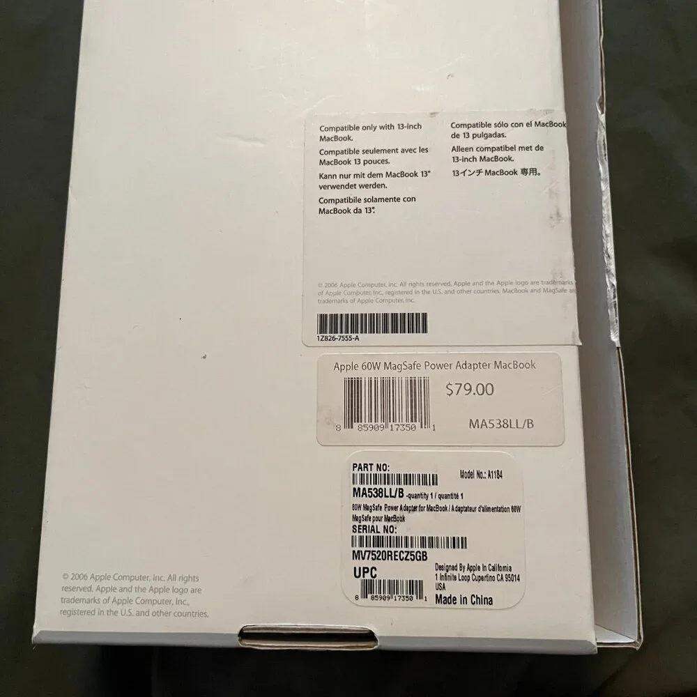 Apple 60w magsafe