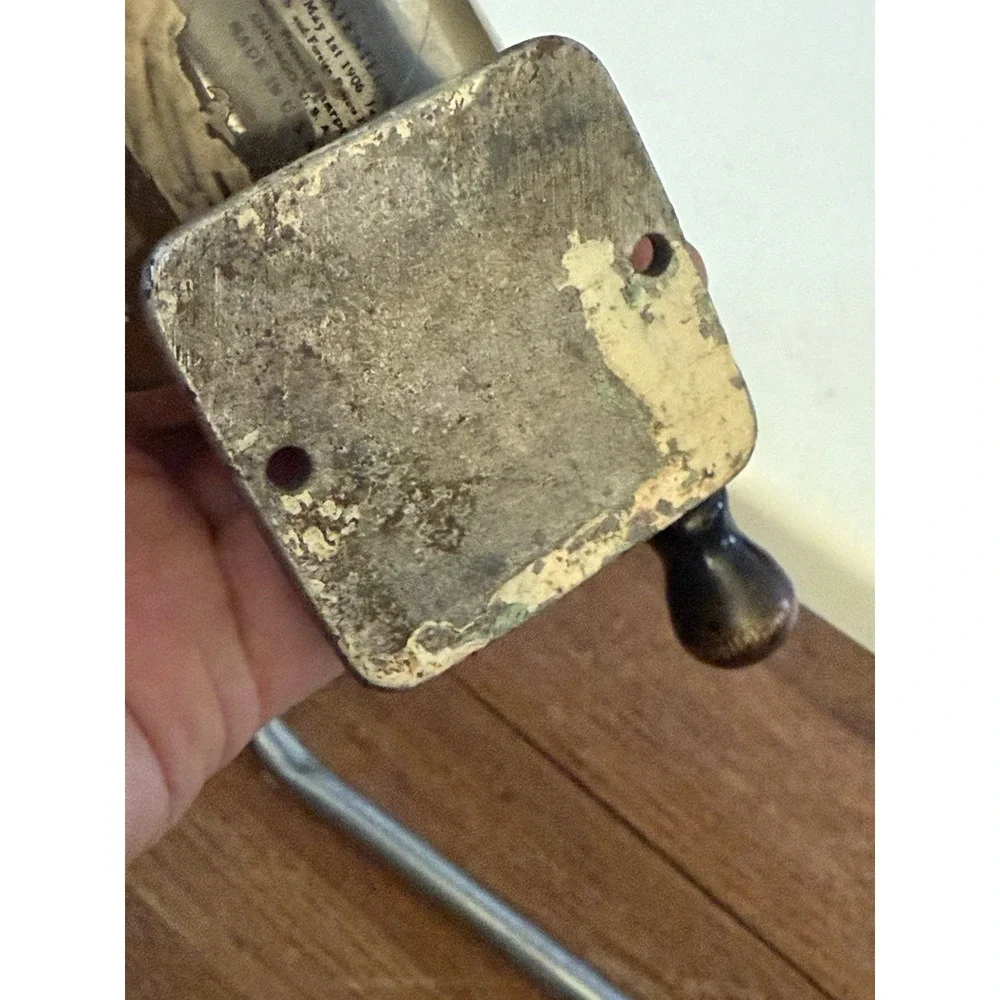 Vintage Chicago  Automatic Pencil Sharpener  Wood Handle Knob (1920s)