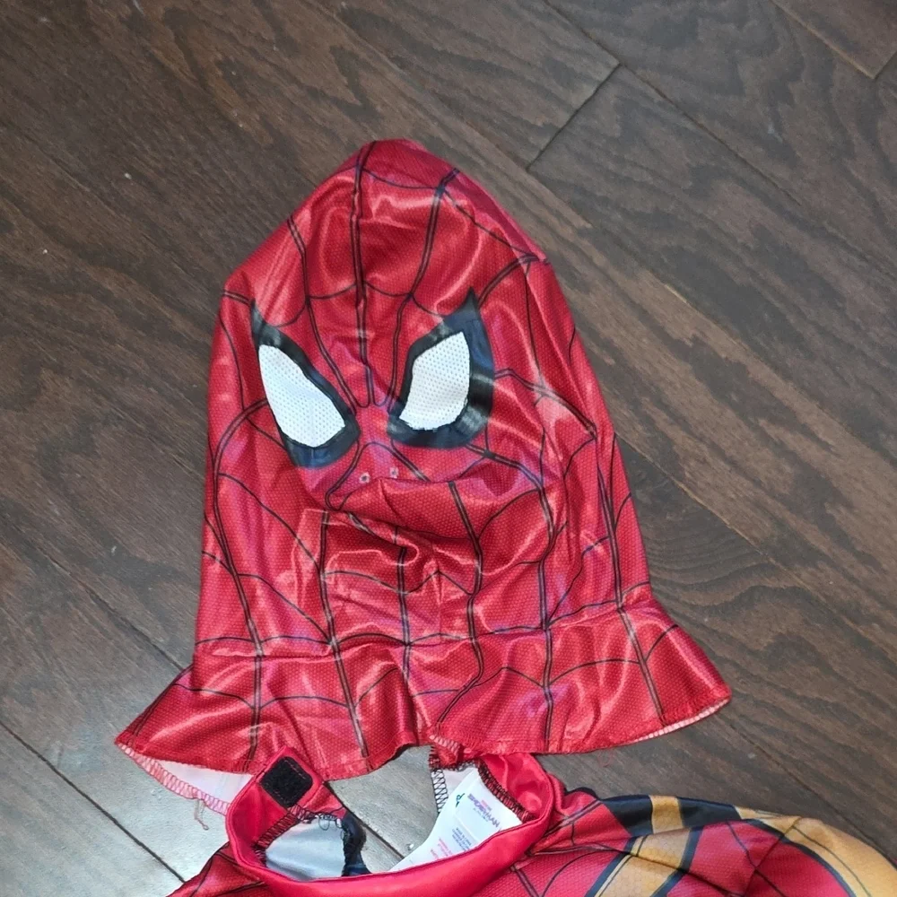 Marvel Spider-Man Integrated Suit Kids Costume - Red, Black, Yellow