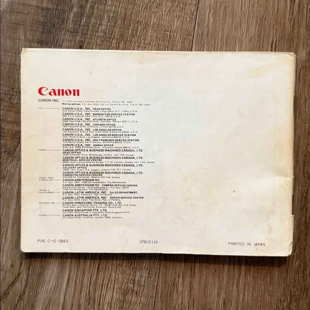 Canon ae program