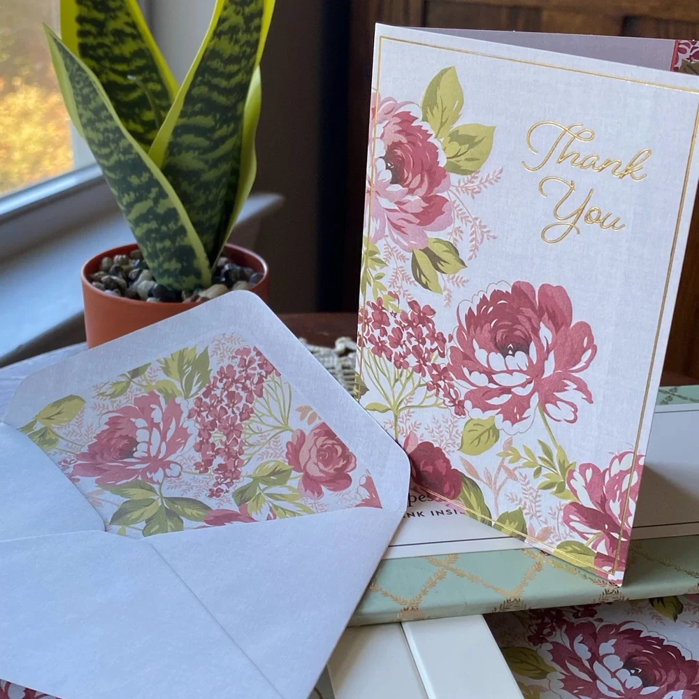 Laura Ashley chic notecard