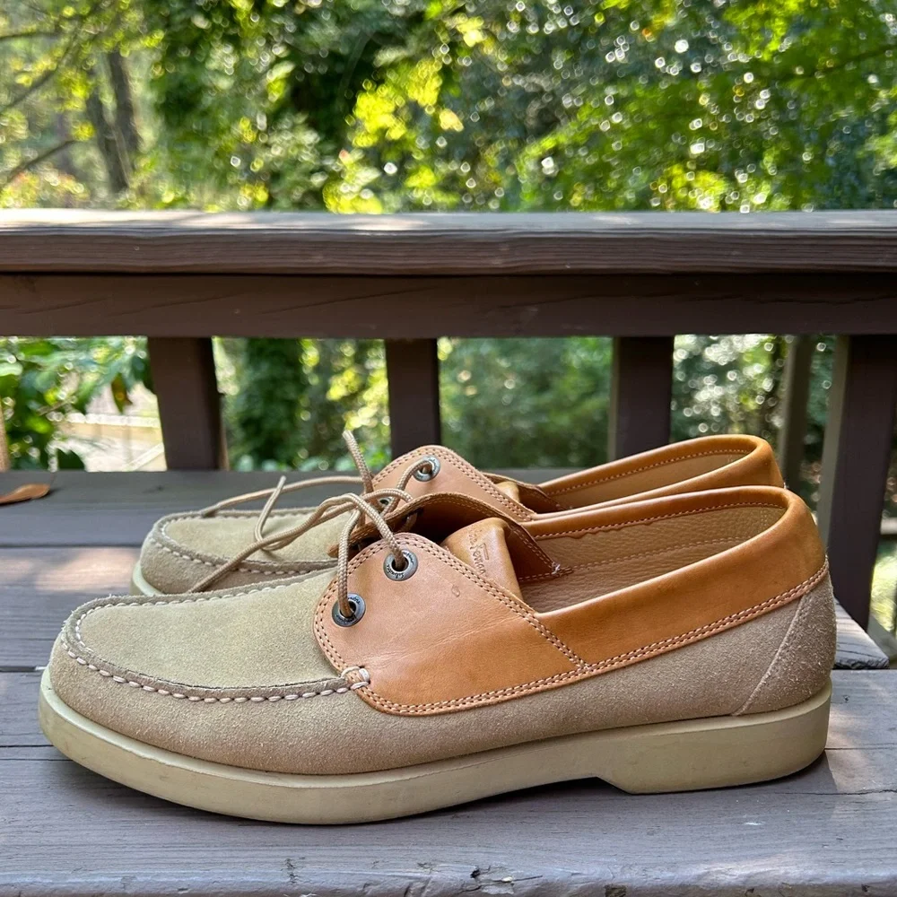 Salvatore Ferragamo camel calf