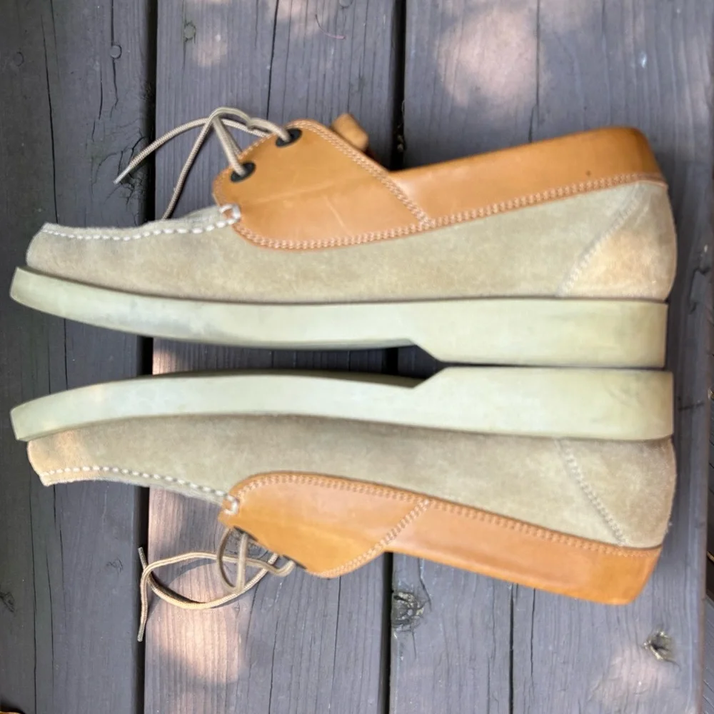 Salvatore Ferragamo camel calf