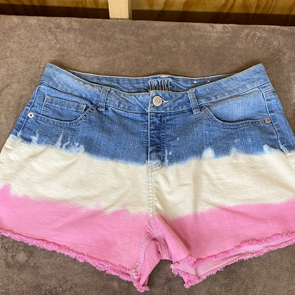 Justice size 20plus jean shorts
