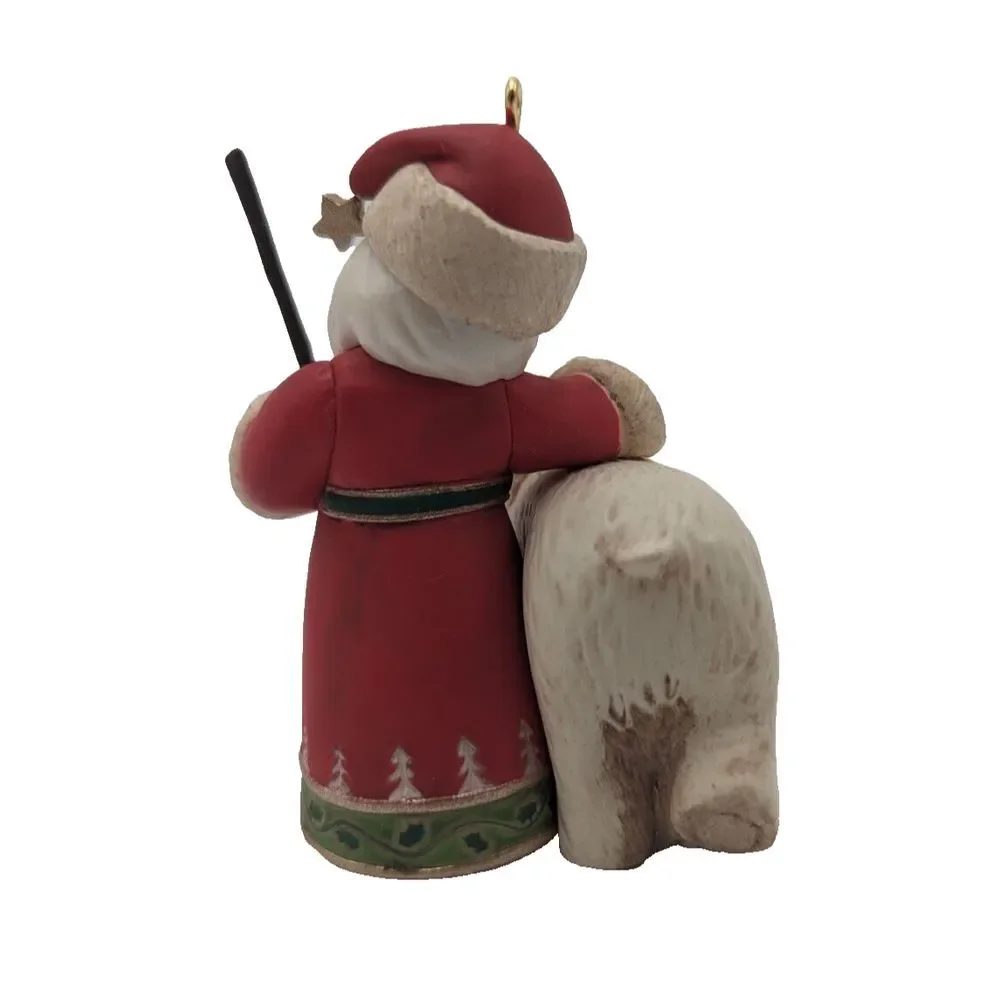 Hallmark Polar Bear #1 Ornament First in Series 2009 A VISIT FROM‎ SANTA