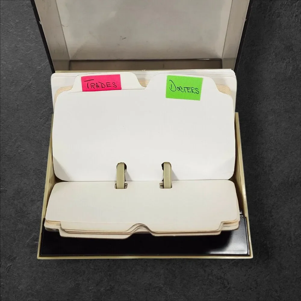 Rolodex add touch