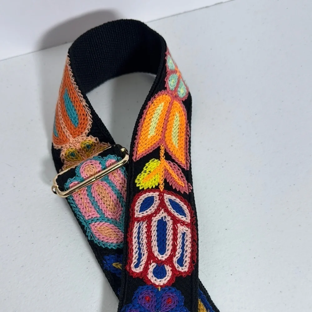 Colorful Embroidered Strap