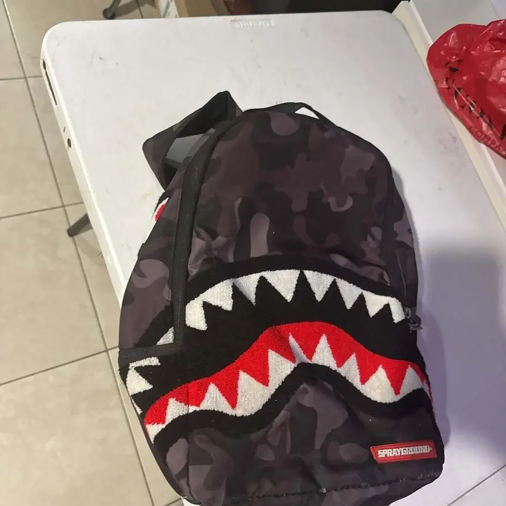 Sprayground black camo
