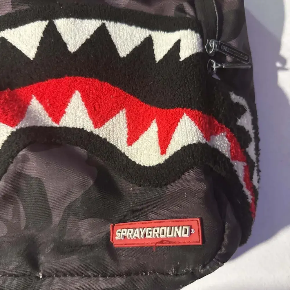 Sprayground black camo