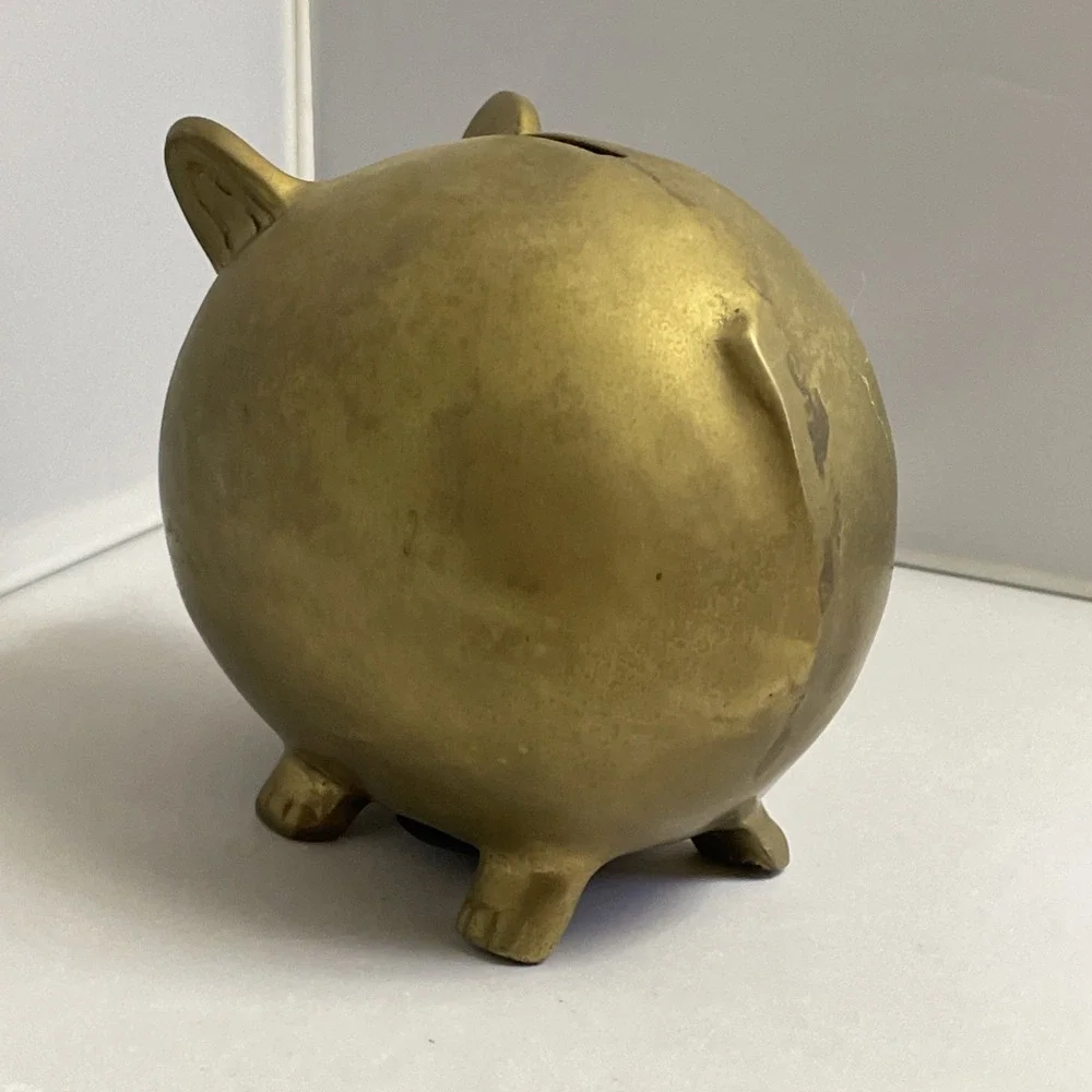 Vintage solid brass