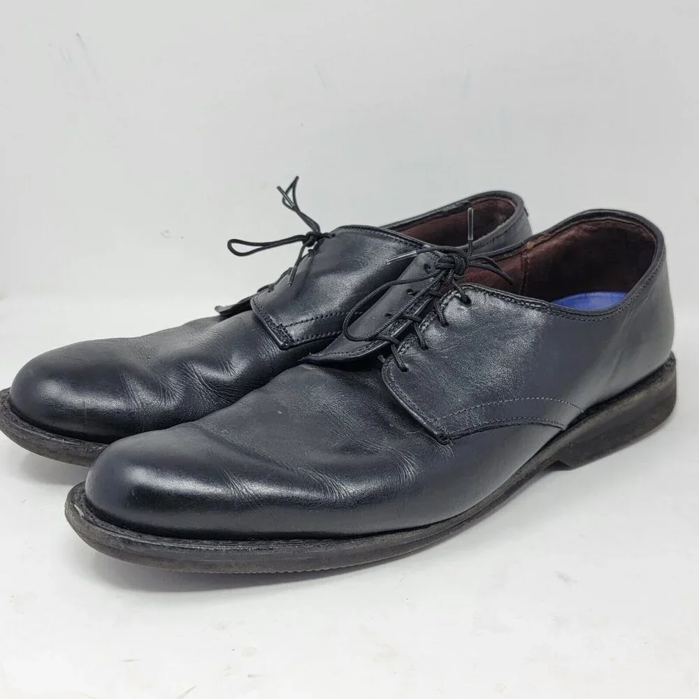 Allen Edmonds Road Warriors Black Leather Lace Up Shoes Men's Size‎ 11