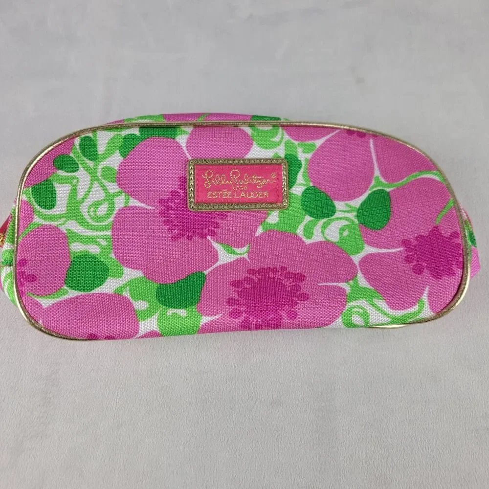 NWOT Lilly Pulitzer Cosmetic Travel Bag for‎ Estee Lauder 8.5 x 4.5 x 2.5