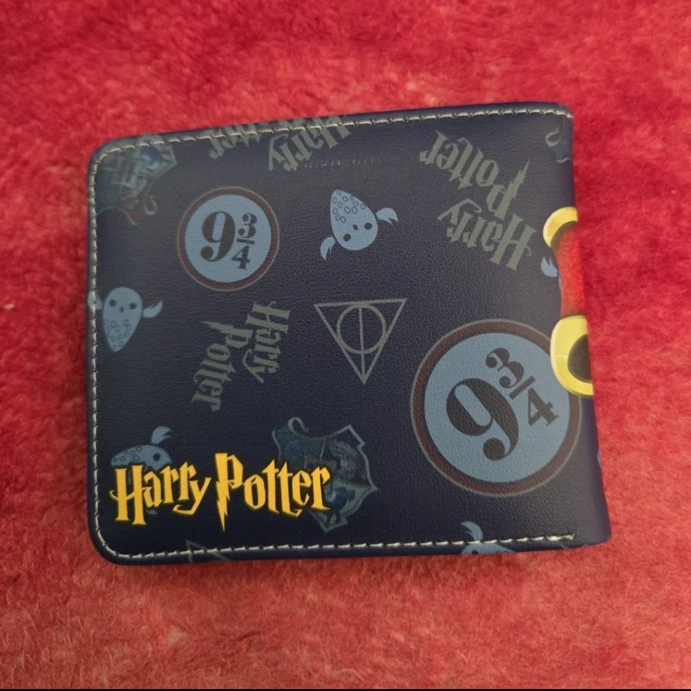 Harry Potter Wizard Hogwarts Anime Manga Leather Wallet