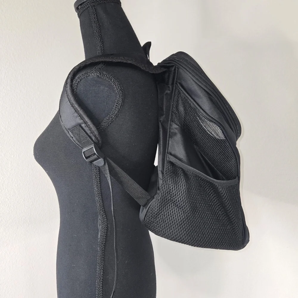 Black Pet Carrier Backpack
