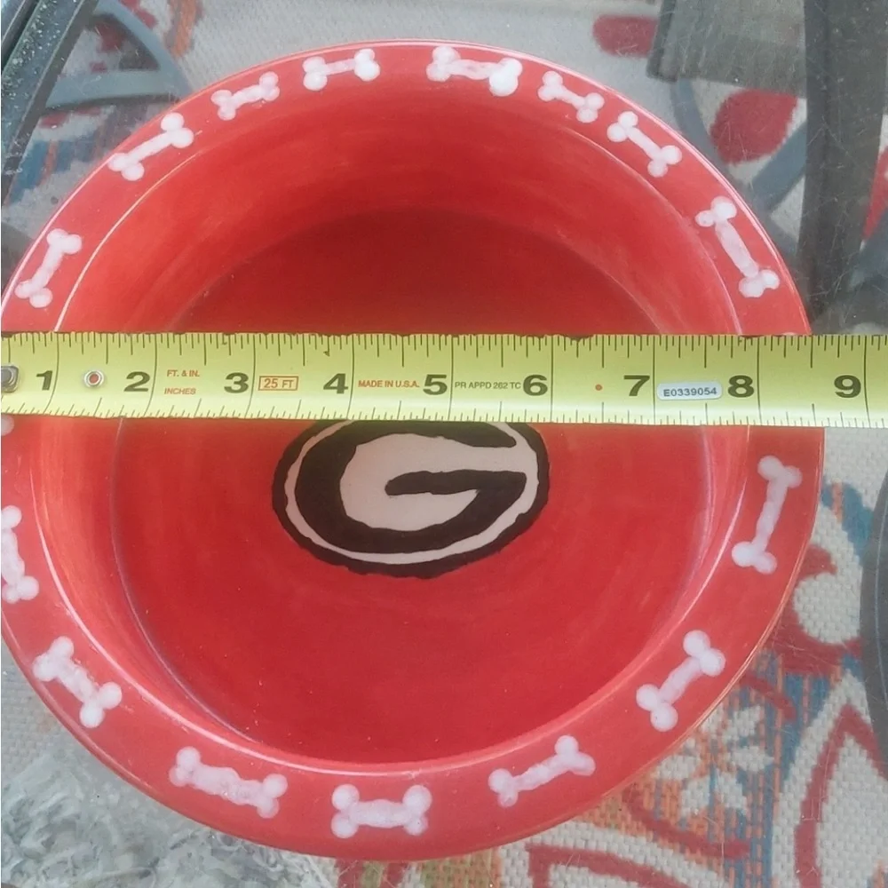 Georgia Bulldogs Dog Bowl