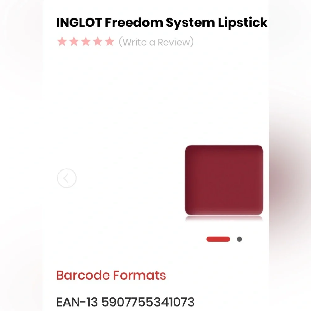 INGLOT matte lipstick