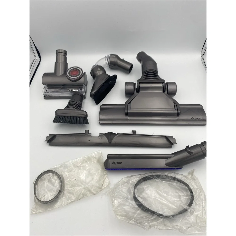 Dyson Vacuum Cleaning Head Lot Of 5 And‎ 2 Replacement Belts Attachments Parts