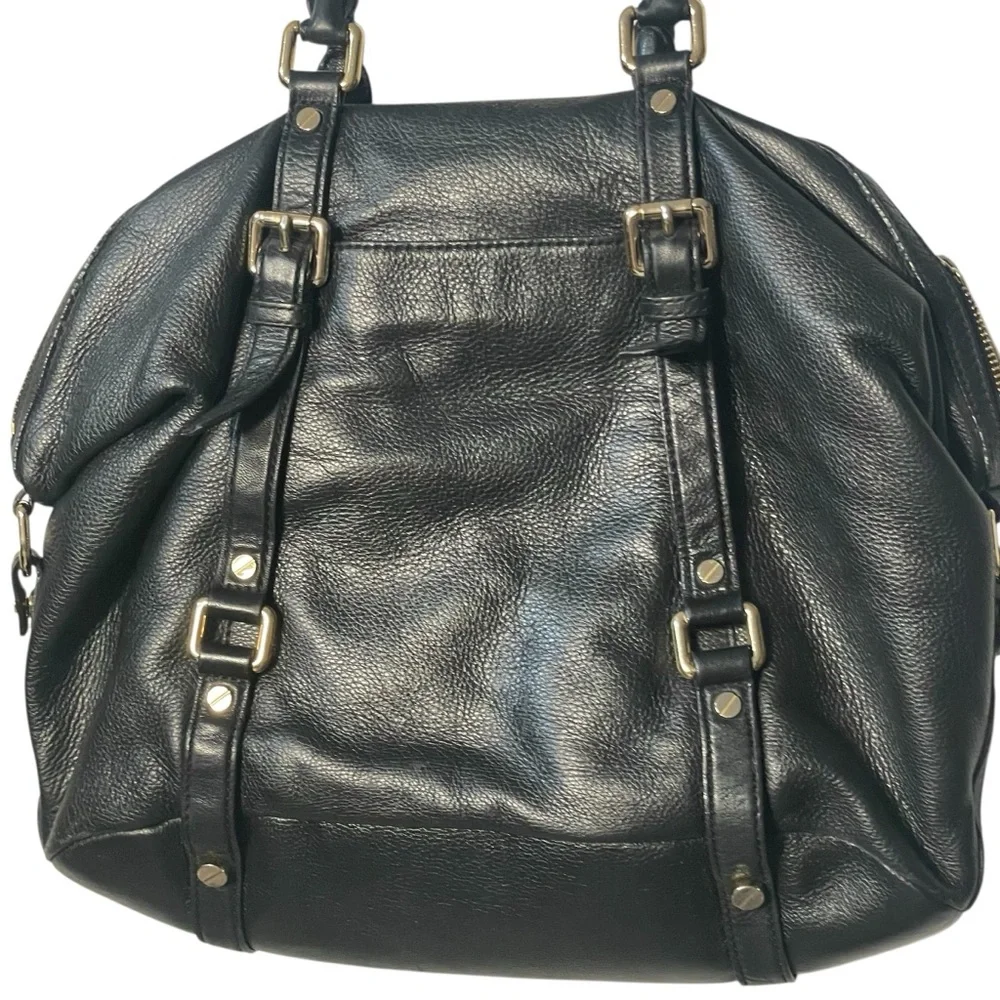 Michael Kors black pebbled