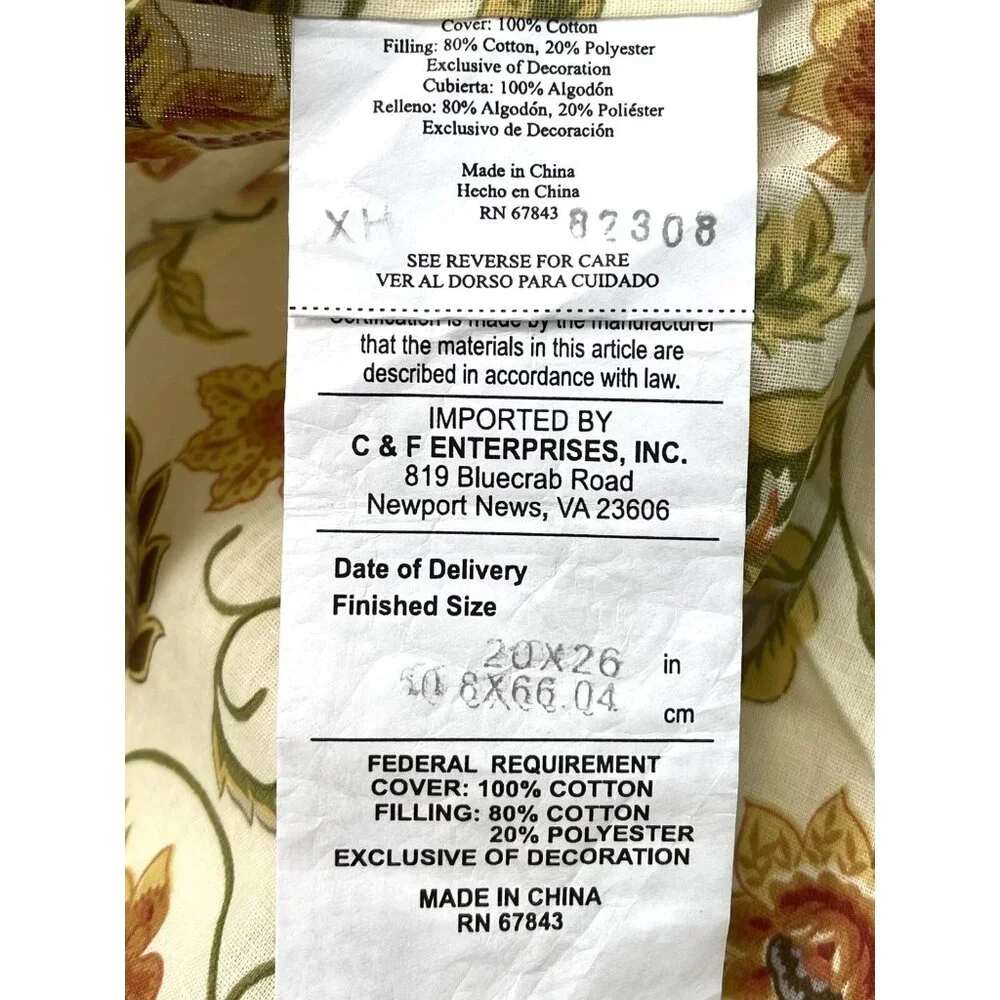 C&F Home single c&f