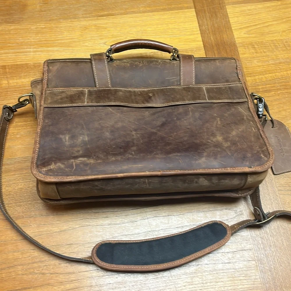 Schlesinger leather briefcase