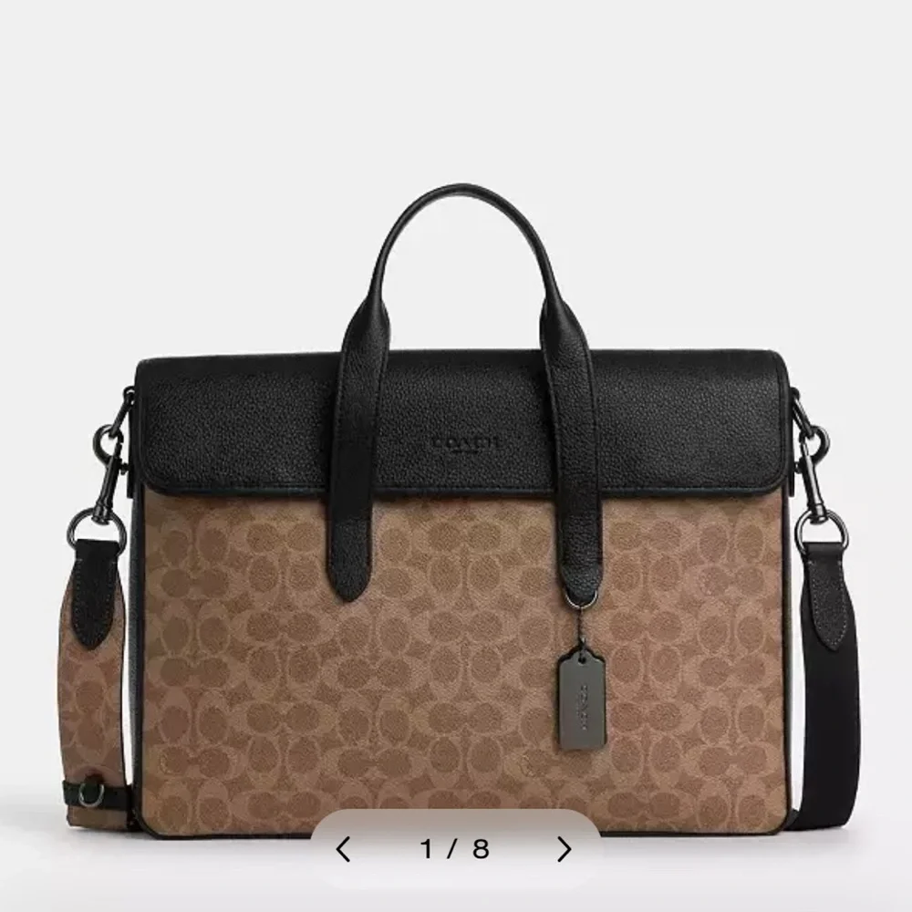 COACH Sullivan Portfolio Brief In Signature Canvas