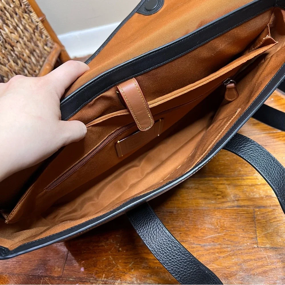 COACH Sullivan Portfolio Brief In Signature Canvas