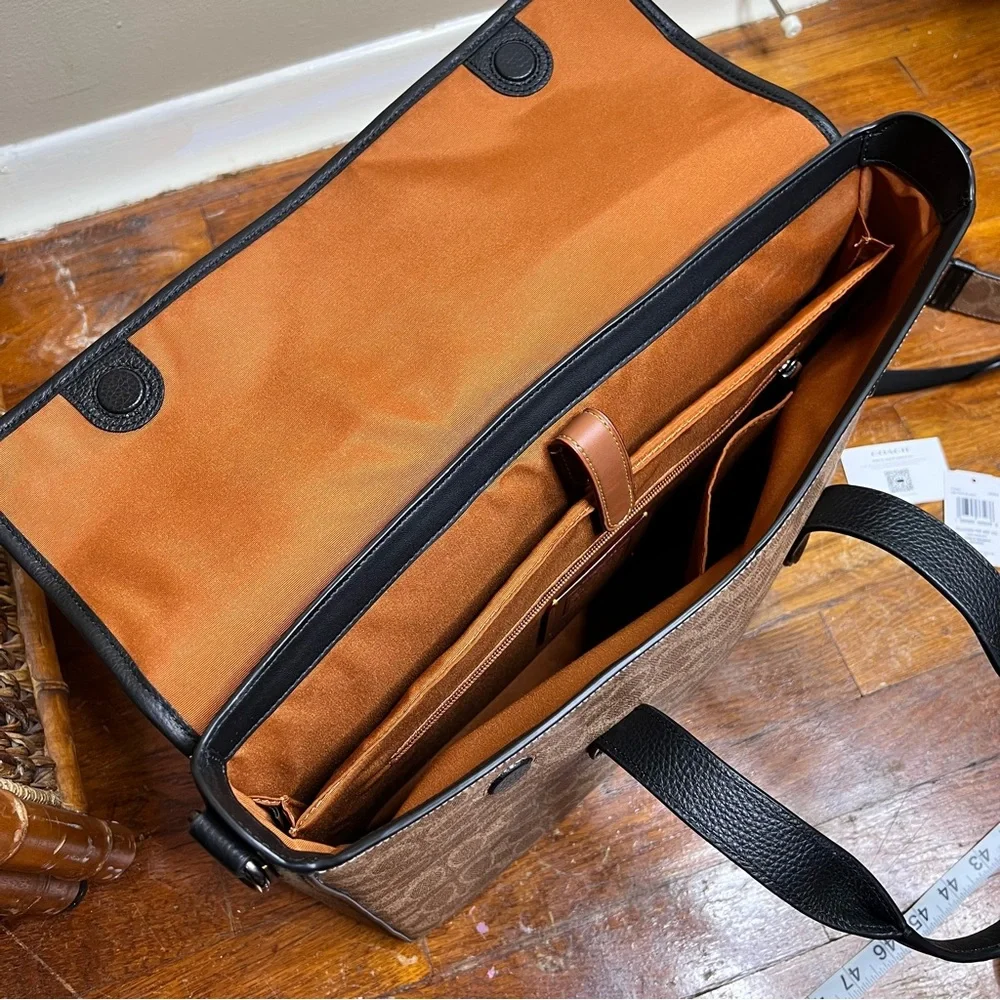 COACH Sullivan Portfolio Brief In Signature Canvas