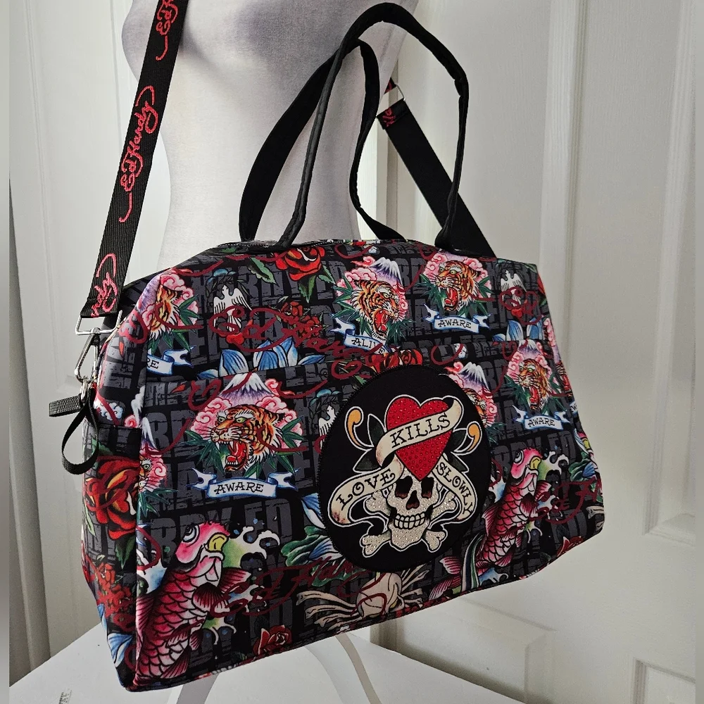 Ed Hardy nwt duffle