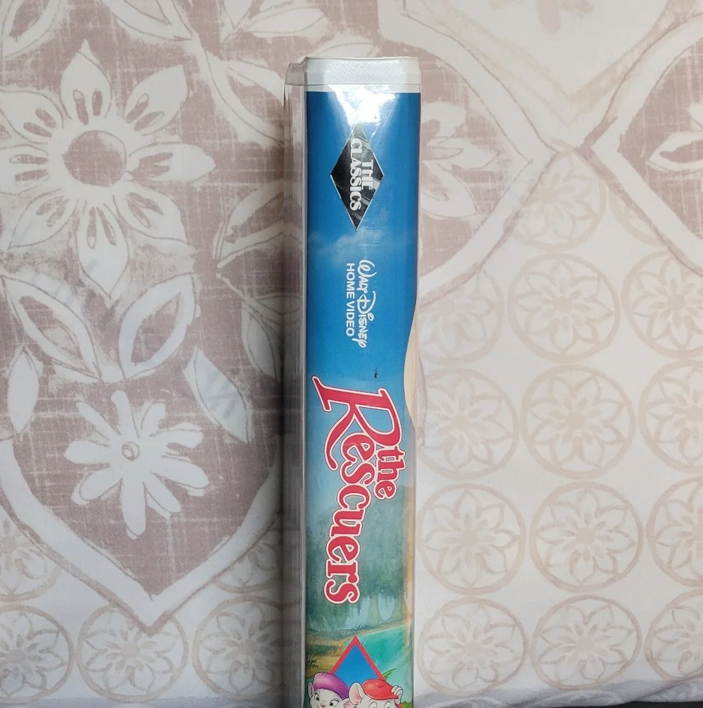 Rare Disney Black Diamond VHS – The Rescuers + Proof of Purchase