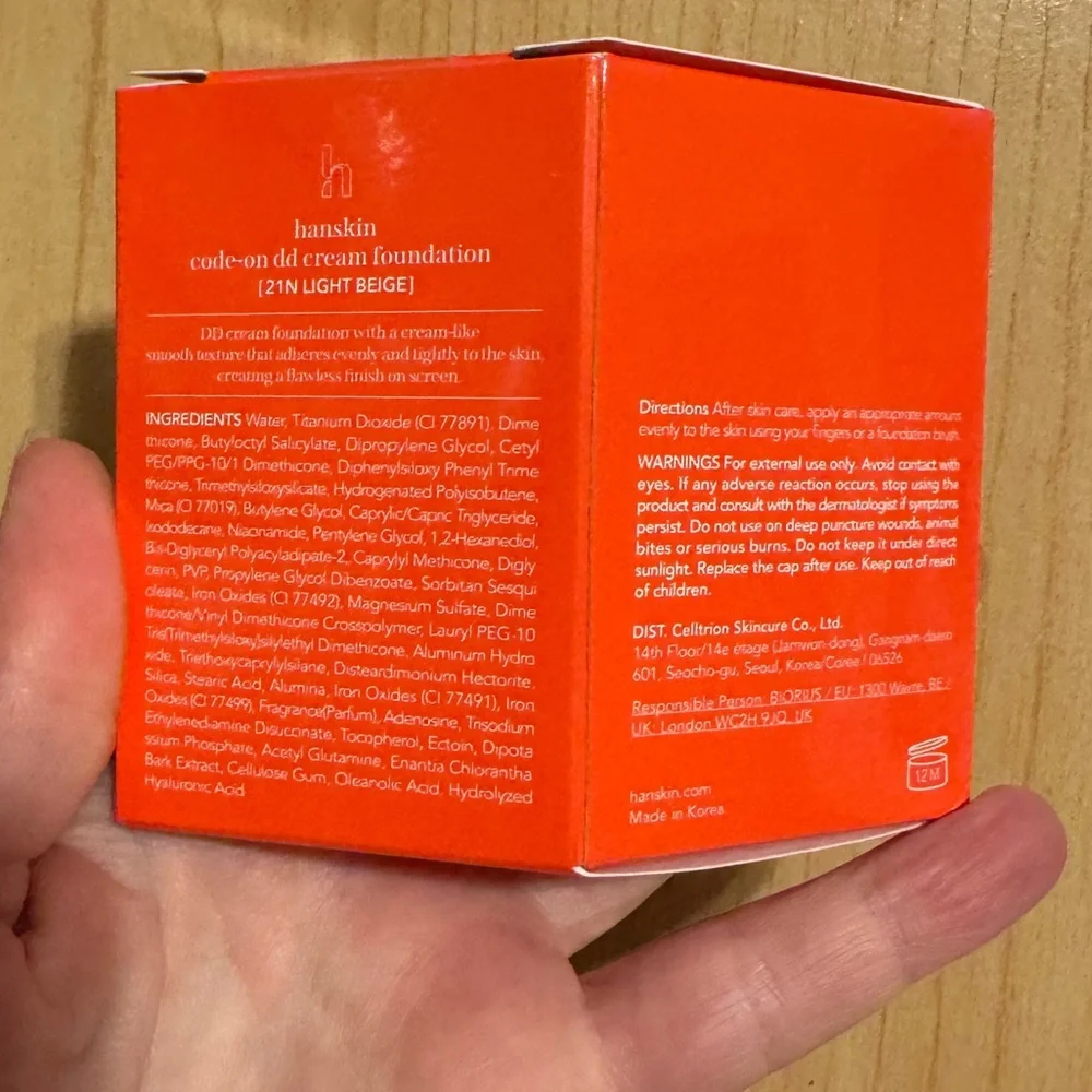 Hanskin dd cream