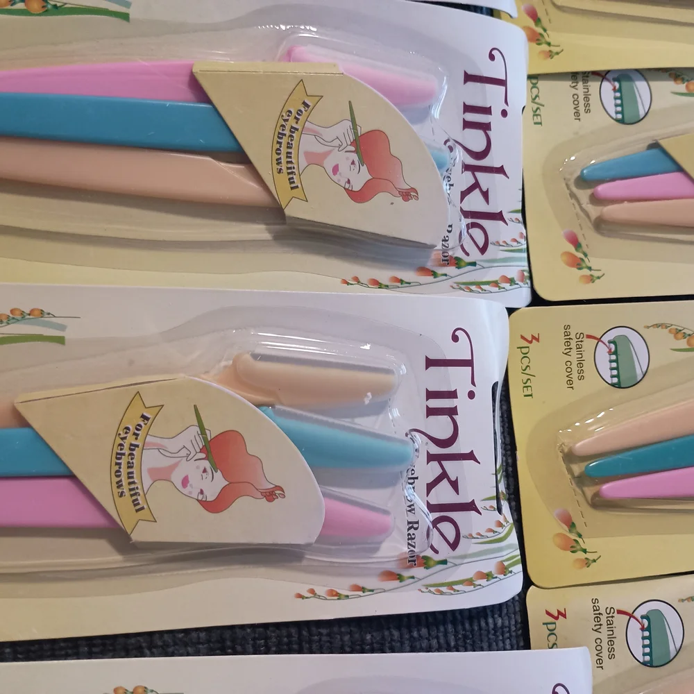 8 Pack NEW Tinkle Eyebrow Razors - 8 Pack Bundle
