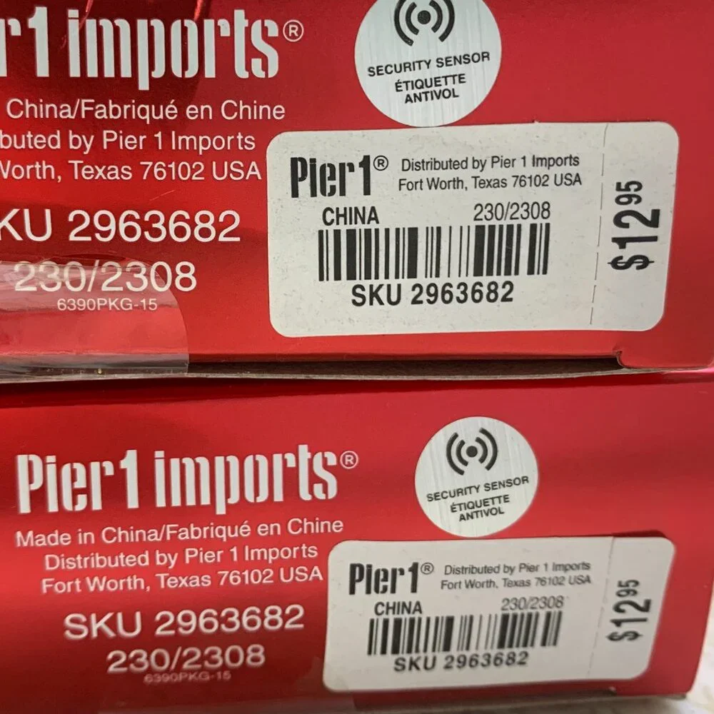 Pier 1 containing closet lights