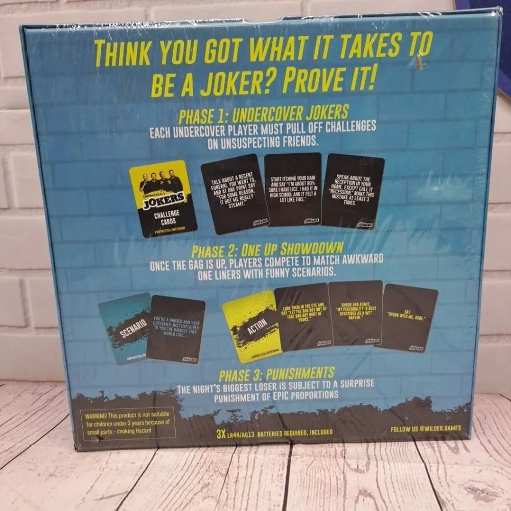 IMPRACTICAL JOKERS Ultimate Challenge Pack GAME TruTV Show Ages 17+ Sealed New