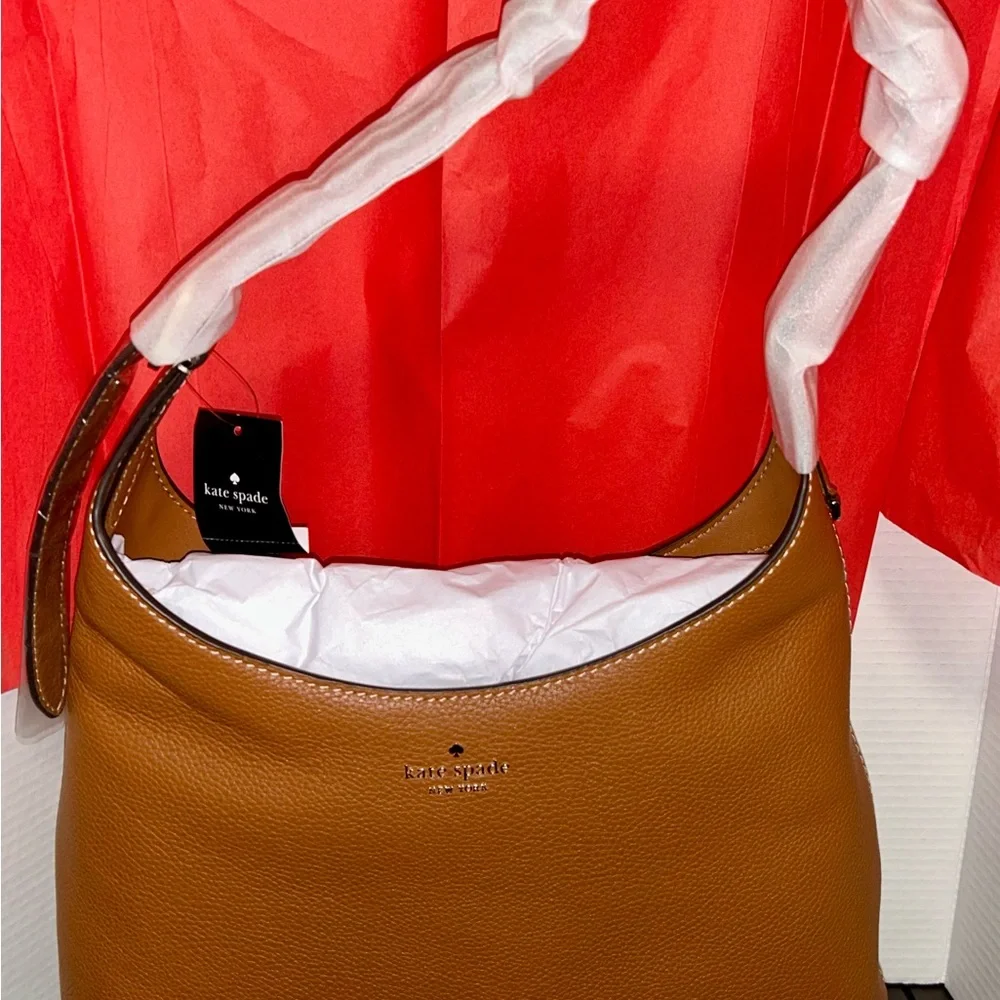 Kate Spade Tan Leather Hobo Bag