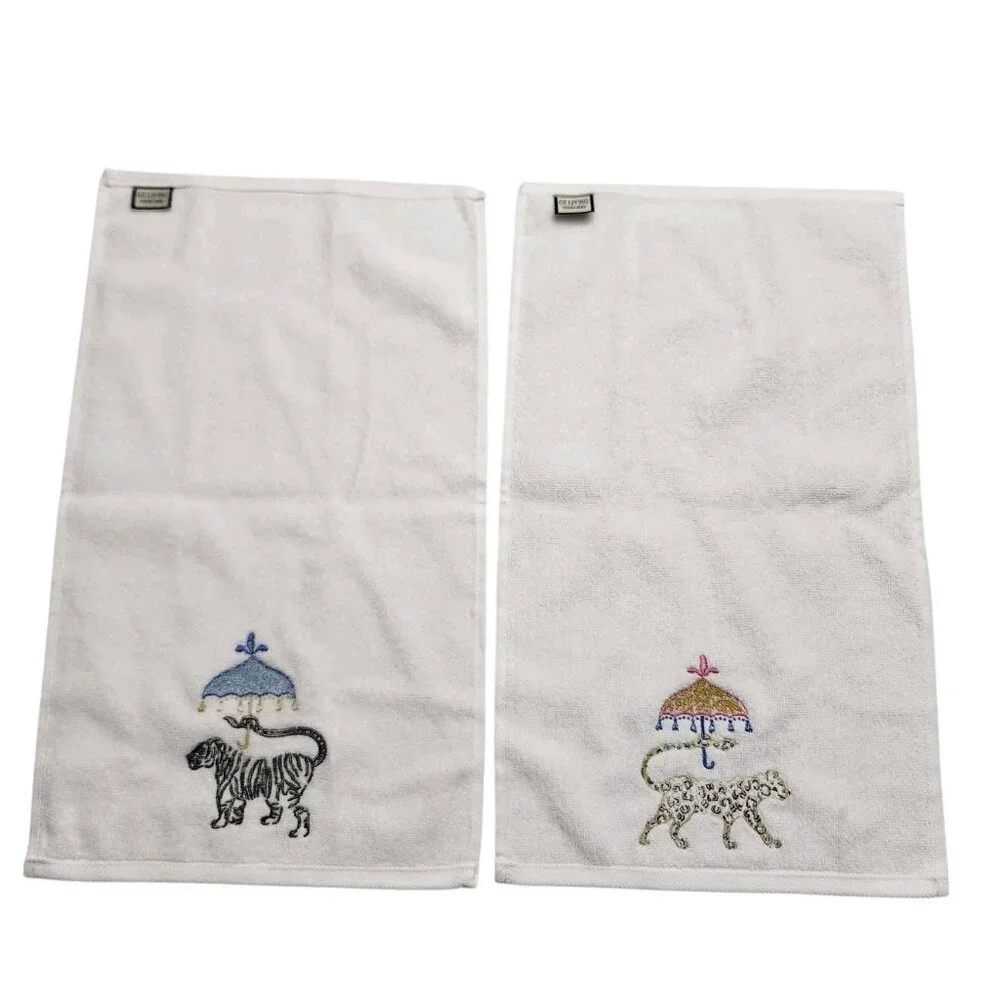 GE living embroidered