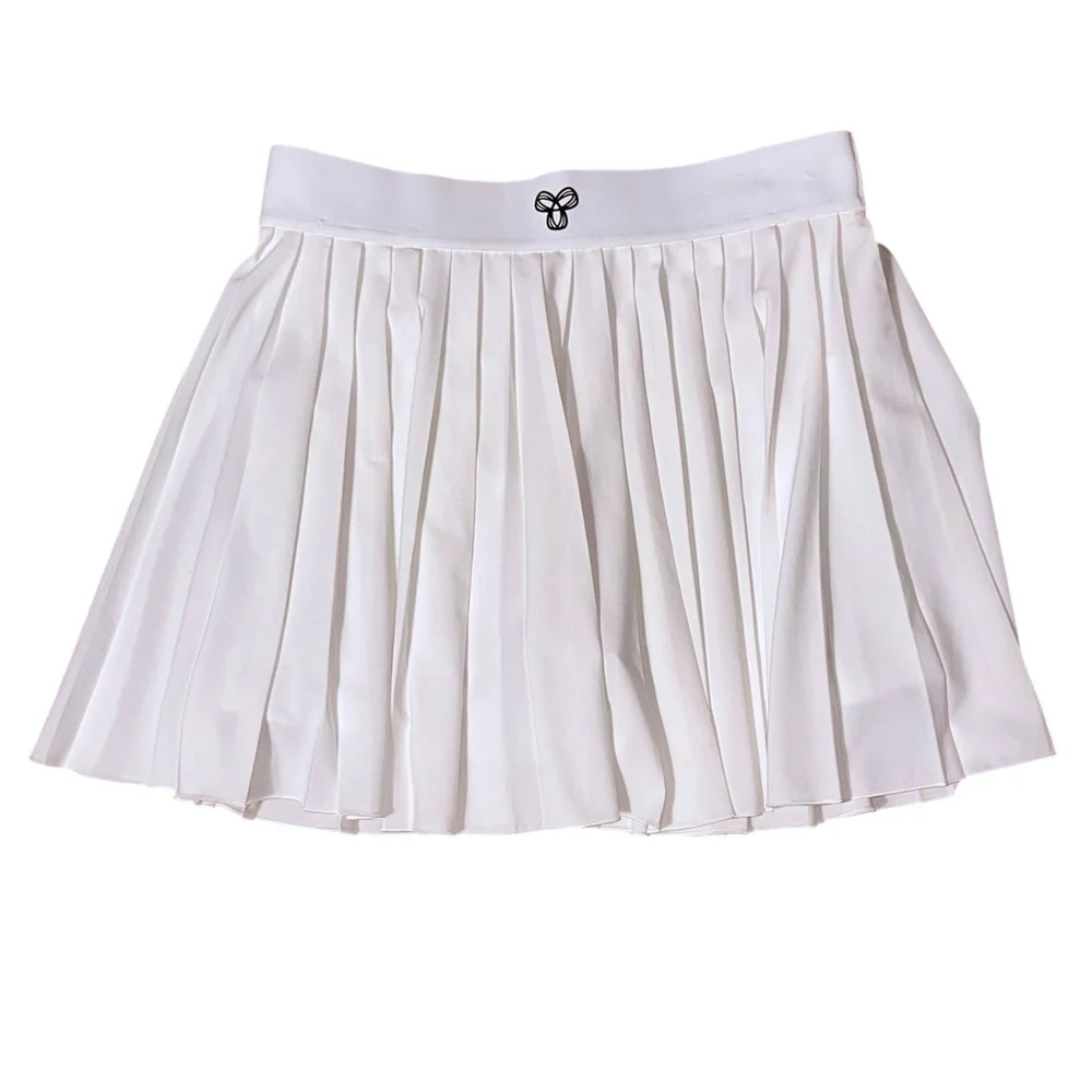 Aritzia Tna Move Tech Tennis Pro Micro Mini Skirt Pleated White Womens Medium