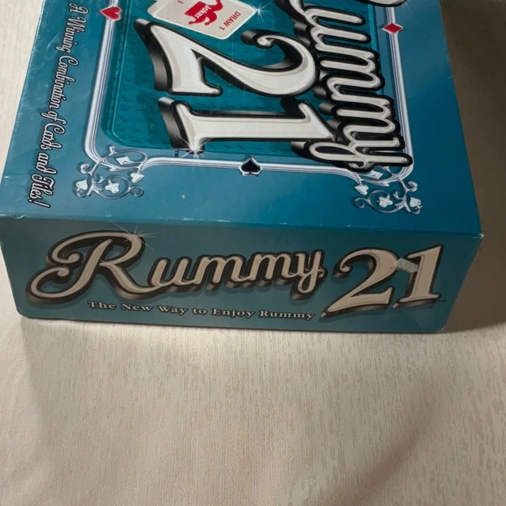 Vintage Rummy 21 by Winning Moves Game Combination of Cards & Tiles -Complete