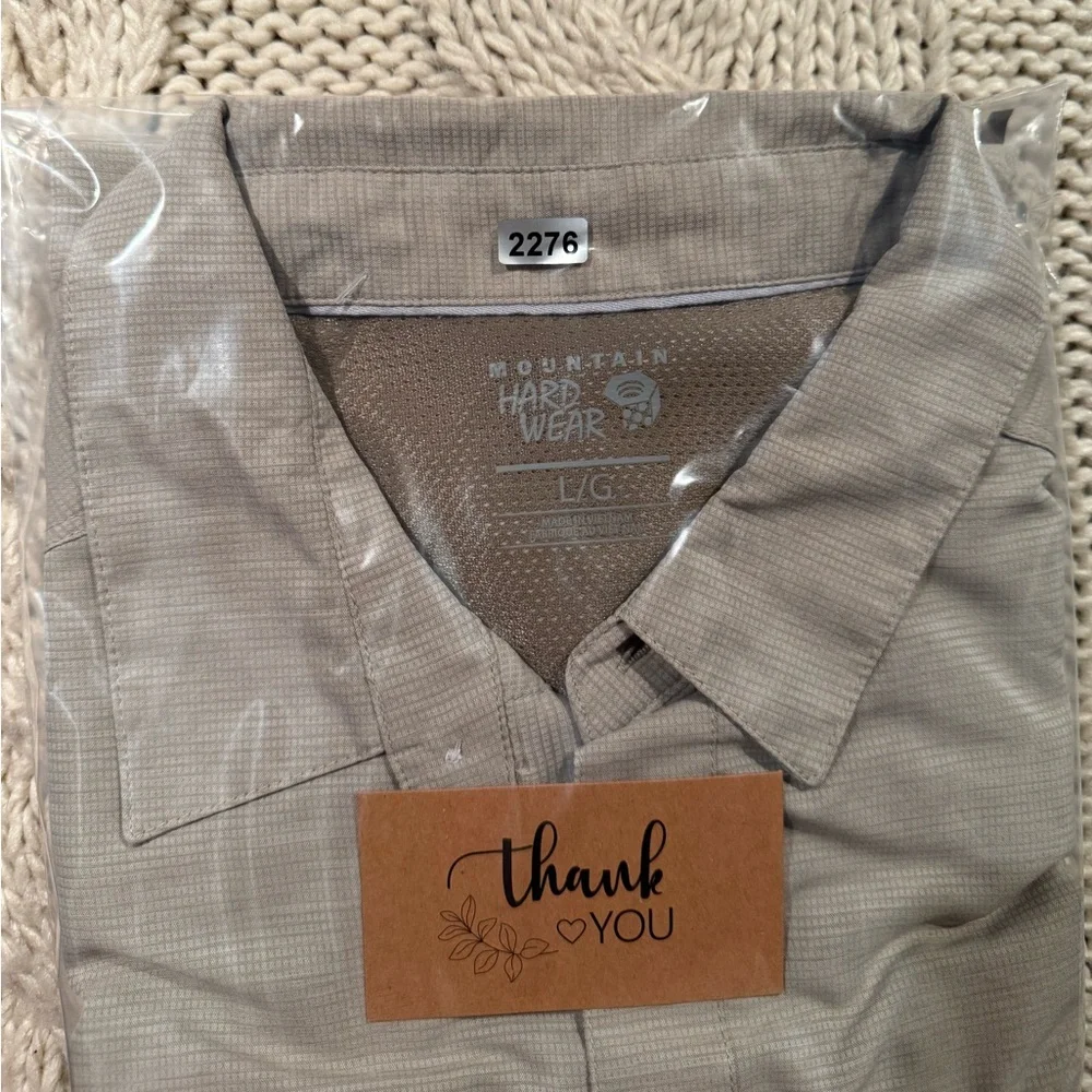 Mountain Hardwear Mens Long Sleeve Button Down Shirt Large