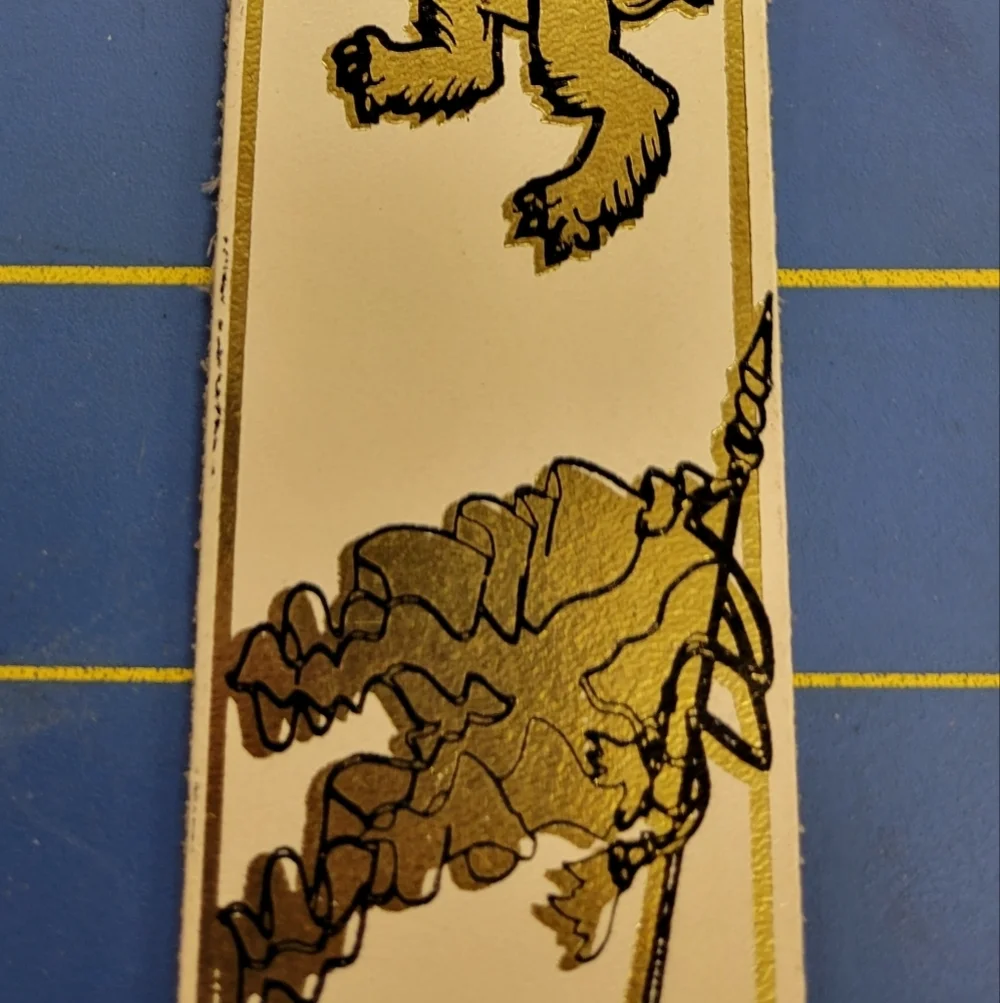 Felts Fun Finds gold leather