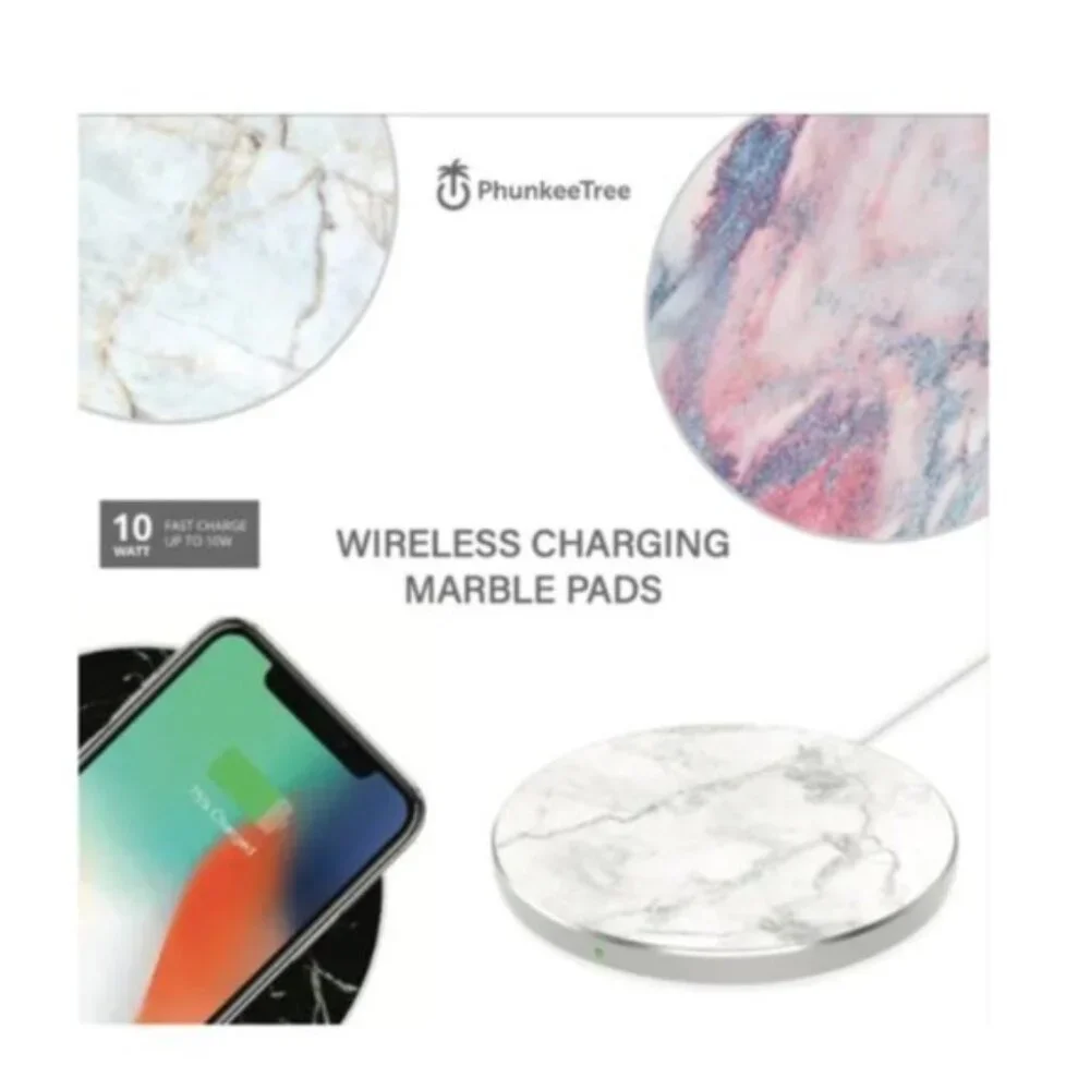 PHUNKEE TREE Marble-Print Charging Pad COTTON CANDY