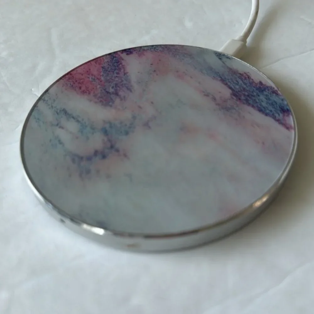 PHUNKEE TREE Marble-Print Charging Pad COTTON CANDY