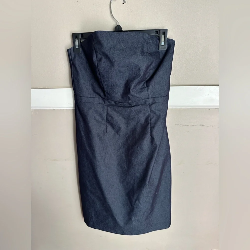 Merona Dark Blue Strapless Dress