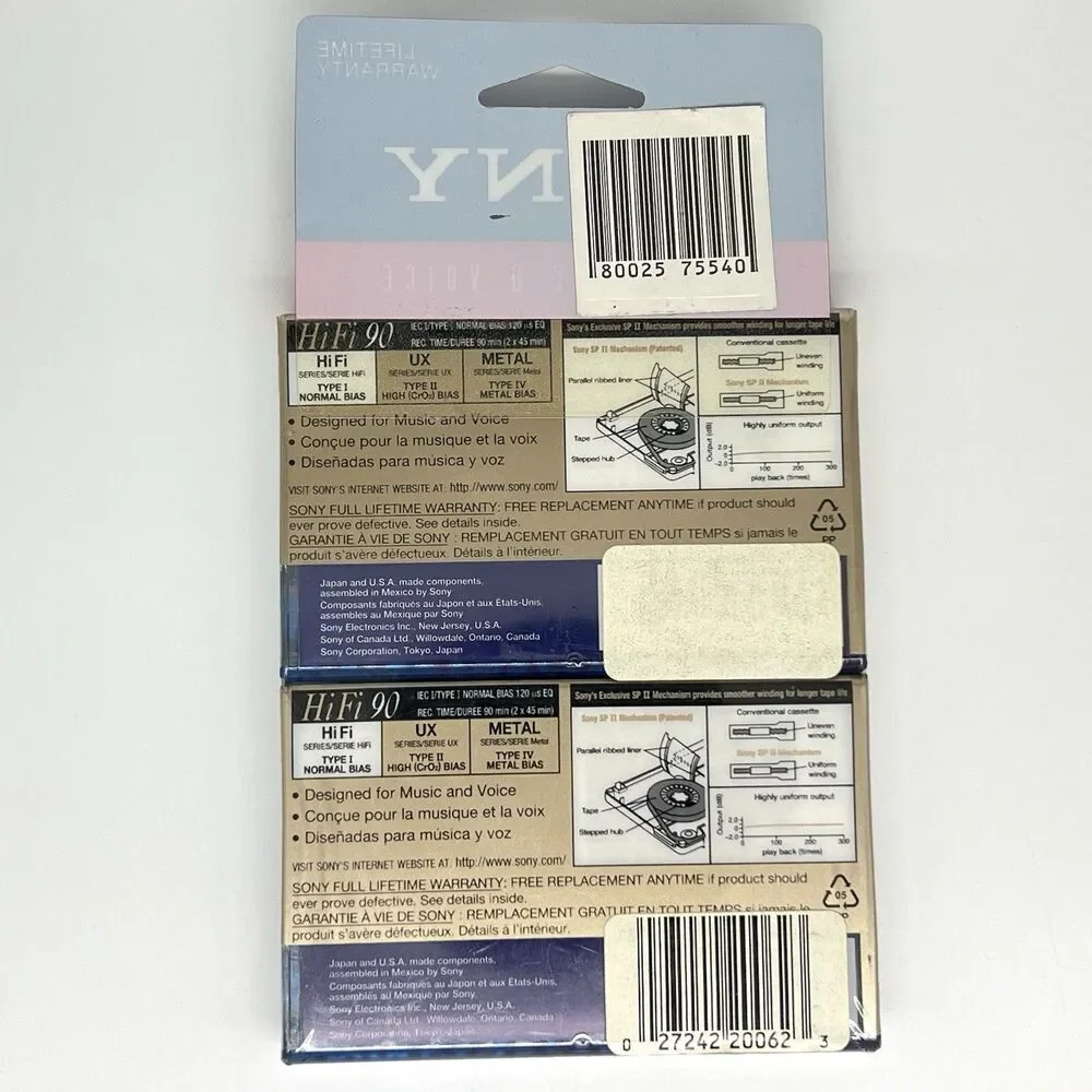 Sony 90 cassette