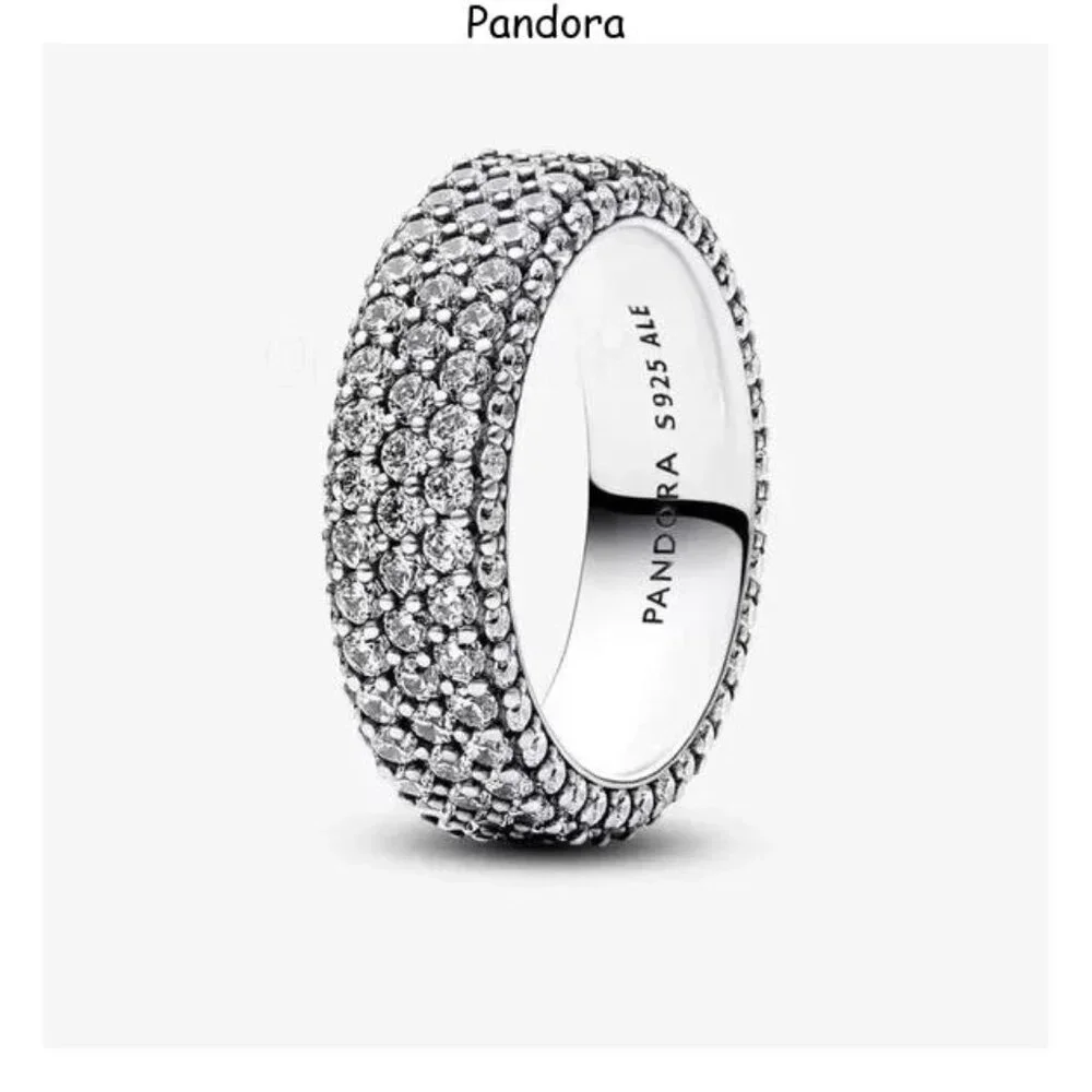 Pandora Timeless Pav?? Triple-row Ring