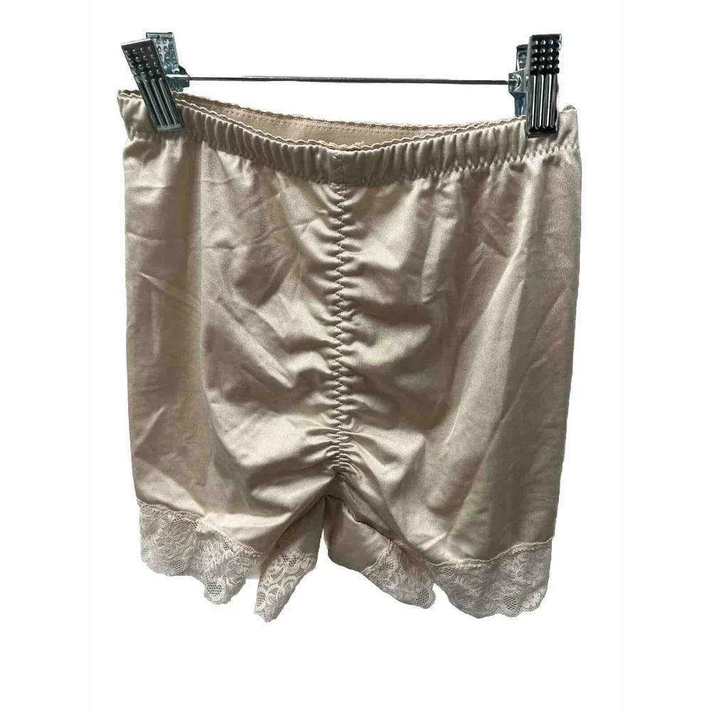 Rhonda Shear Panties Pin-Up Retro Ivory  Lace High Waist Size Small NWOT