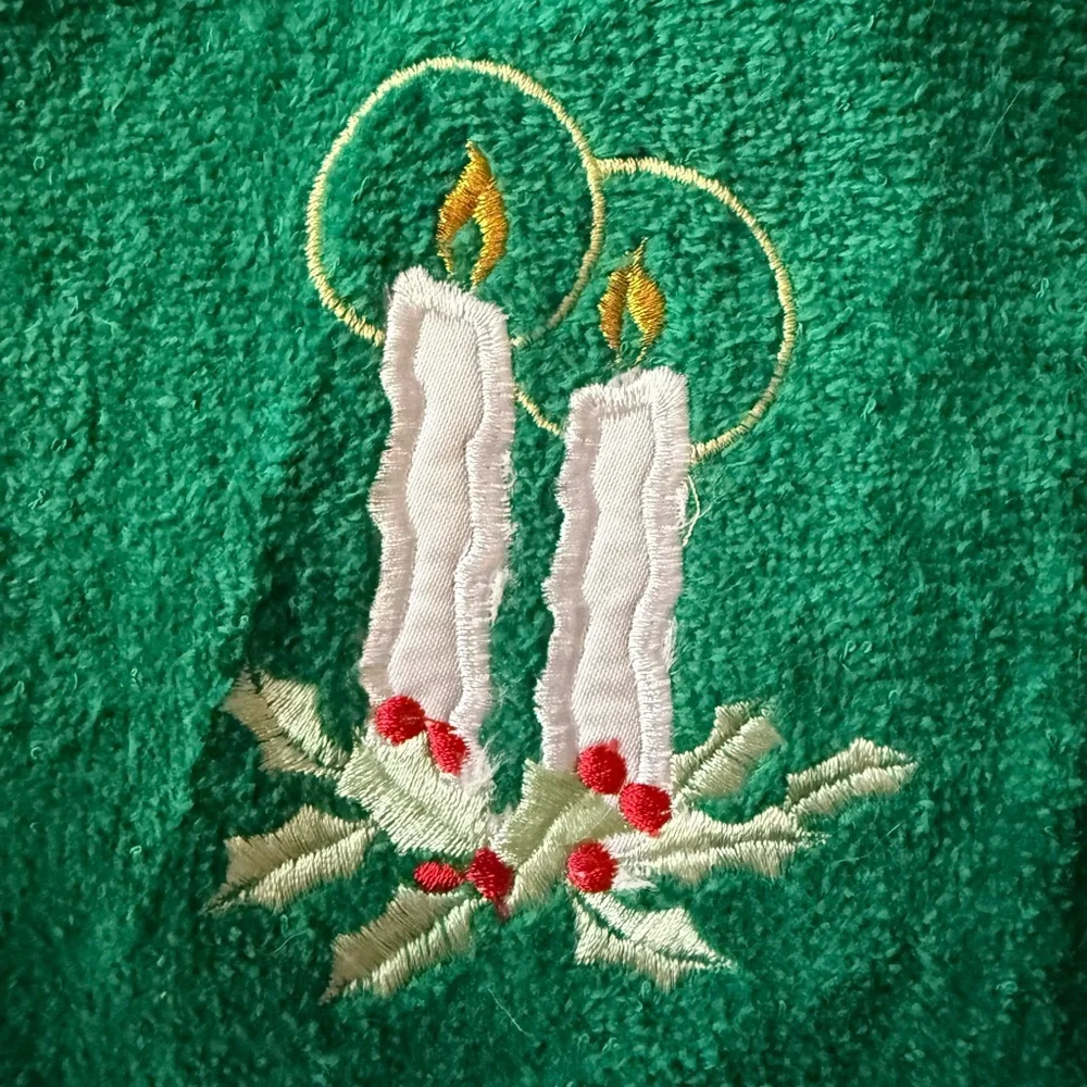 N/A embroidered christmas