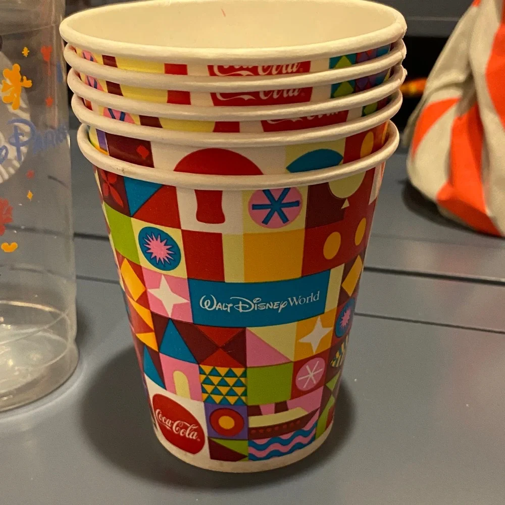 Disney Multicolor Celebration Cups
