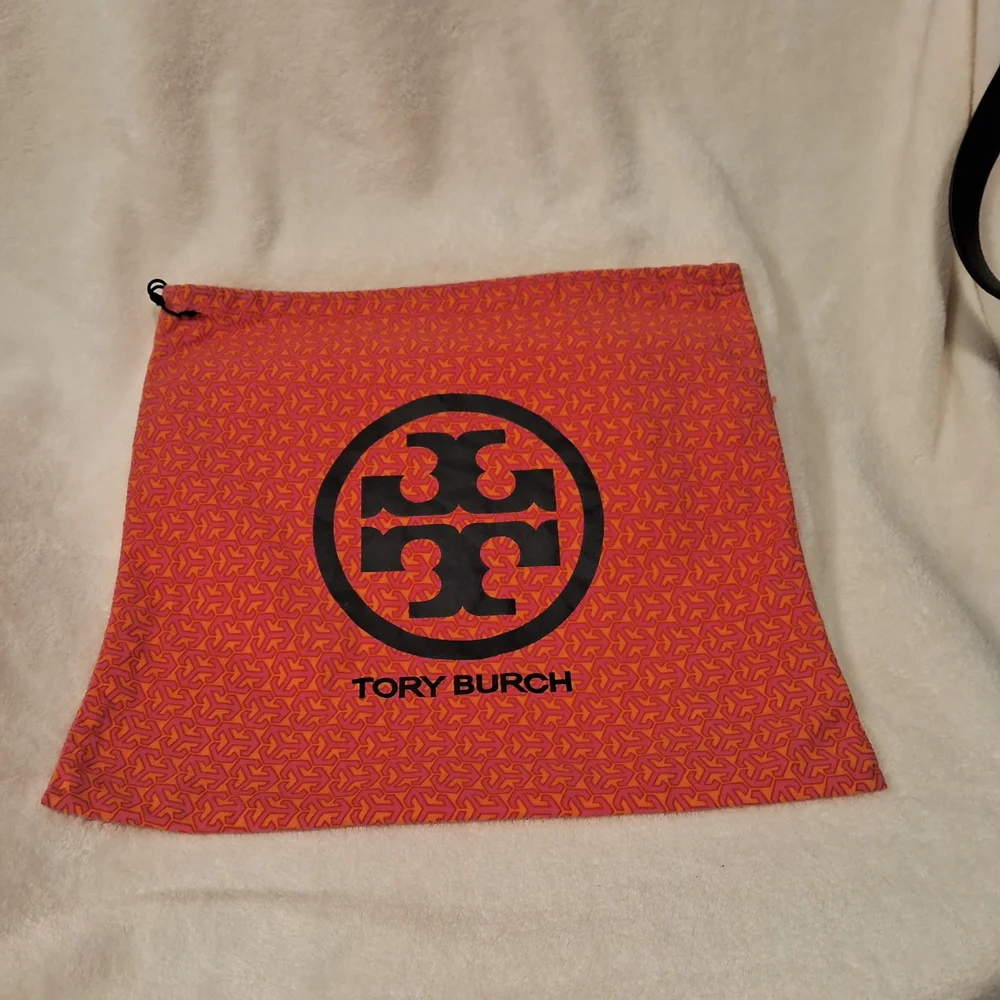 Tory Burch Orange Drawstring Bag